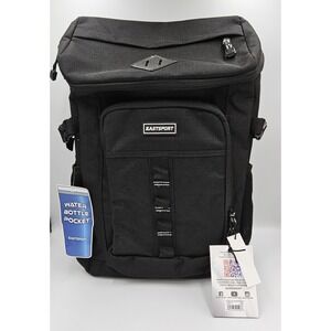 Eastsport Victory Top Loader Backpack Black Laptop School Travel Bag New